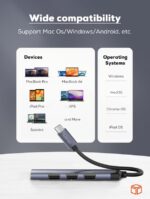 LDNIO | DS-34U 4 in 1 usb c dock station Mini Converter - Image 3