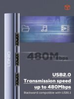 LDNIO | DS-34U 4 in 1 usb c dock station Mini Converter - Image 6