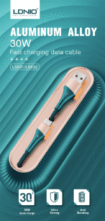 LS631 | 30W Classic PVC USB3.0 Data Cable | USB To Type C Cable | 1m - Image 5