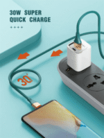 LS631 | 30W Classic PVC USB3.0 Data Cable | USB To Type C Cable | 1m - Image 2
