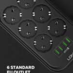 SE6403 POWER SOCKET WITH 4-USB