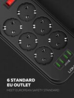 SE6403 POWER SOCKET WITH 4-USB