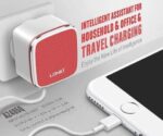 ⁦LDNIO A2405Q Dual USB Port Original Red home charger 30W⁩ - الصورة ⁦2⁩
