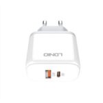 ⁦A2526C LDNIO| 45W Dual USB QC4.0 Super Fast Charger with cable type-C⁩ - الصورة ⁦2⁩