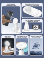 WL01 | LDNIO 5 IN 1 Desktop Wireless Charging Station - Image 5