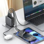 ⁦Q408 |100W GaN Supper Fast Charger color silver⁩ - الصورة ⁦3⁩
