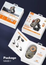 ⁦MA30-1| LDNIO Wireless Charging Car Phone Holder with stand⁩ - الصورة ⁦7⁩