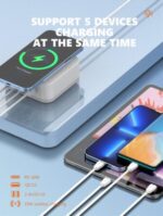 ⁦AW004 Desktop Wireless Charging Station⁩ - الصورة ⁦5⁩