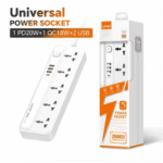 SC5415 LDNIO 20W PD 5 Universal Outlets With 4 USB Extension Socket PD 20W Fast Charging Power Strips
