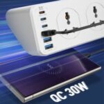 ⁦LDNIO | SC10610C 10 AC Outlets Universal Power Strip (3USB-C & 3USB-A) EU PLUG⁩ - الصورة ⁦4⁩