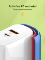 ⁦A2526C LDNIO| 45W Dual USB QC4.0 Super Fast Charger with cable type-C⁩ - الصورة ⁦5⁩