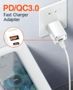 ⁦A2317C – Wall charger 30W PD/QC Fast Charger with Type-C Cable⁩ - الصورة ⁦5⁩