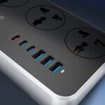 ⁦LDNIO | SC3604C Outdoor Waterproof 3-Way Power Strip with USB-C Ports⁩ - الصورة ⁦5⁩