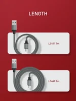 LS442 LDNIO | 2M Length 2.4A Fast Charge Data Cable For TYPE-C - Image 5