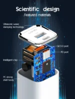 ⁦A2317C – Wall charger 30W PD/QC Fast Charger with Type-C Cable⁩ - الصورة ⁦3⁩