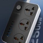 ⁦LDNIO | SC3604C Outdoor Waterproof 3-Way Power Strip with USB-C Ports⁩ - الصورة ⁦6⁩
