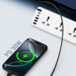 ⁦LDNIO | SC10610C 10 AC Outlets Universal Power Strip (3USB-C & 3USB-A) EU PLUG⁩ - الصورة ⁦5⁩