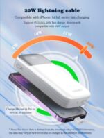 PQ20 | LDNIO 20000mAh Power Bank built-in dual cable 22.5w Fast charging - Image 4