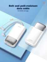 PQ20 | LDNIO 20000mAh Power Bank built-in dual cable 22.5w Fast charging - Image 6