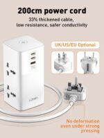 ⁦SC4383 | LDNIO 70W Multifunctional Universal Desktop Power Adapter⁩ - الصورة ⁦7⁩