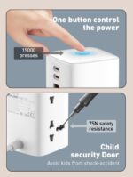 ⁦SC4383 | LDNIO 70W Multifunctional Universal Desktop Power Adapter⁩ - الصورة ⁦8⁩