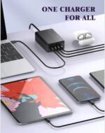 ⁦A4808Q | LDNIO 70W Desktop Fast Charger⁩ - الصورة ⁦2⁩