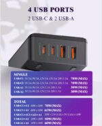 ⁦A4808Q | LDNIO 70W Desktop Fast Charger⁩ - الصورة ⁦5⁩
