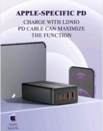 ⁦A4808Q | LDNIO 70W Desktop Fast Charger⁩ - الصورة ⁦8⁩