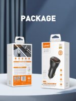 ⁦C103 | LDNIO 60W PD QC Super Fast Car charger with type-C Cable⁩ - الصورة ⁦8⁩