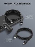⁦C106 | LDNIO 30W PD Super Fast Car charger⁩ - الصورة ⁦7⁩