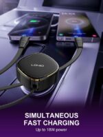⁦30W Wired Type-C OR Lightning Ultra Fast Car Charger C107⁩ - الصورة ⁦4⁩