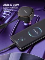 ⁦30W Wired Type-C OR Lightning Ultra Fast Car Charger C107⁩ - الصورة ⁦5⁩