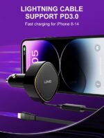 ⁦30W Wired Type-C OR Lightning Ultra Fast Car Charger C107⁩ - الصورة ⁦6⁩