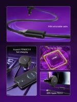 ⁦30W Wired Type-C OR Lightning Ultra Fast Car Charger C107⁩ - الصورة ⁦7⁩