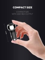 ⁦36W Zinc Alloy Shell Super Fast Car charger C1 with cable type-c⁩ - الصورة ⁦5⁩