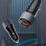 C510Q | 36W Dual USB Ports Fast Car charger with lightning to c cable