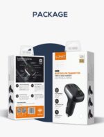 ⁦C704Q | LDNIO FM Transmitter Car Charger 3 USB PD QC 4+ Portable Phone Charger For Cars⁩ - الصورة ⁦4⁩