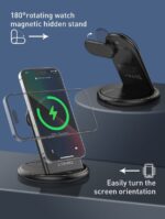 LDNIO WL02 5-in-1 Desktop Wireless Charging Station - Image 8