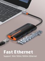⁦LDNIO DS-26U 6-in-1 USB-C Docking Station⁩ - الصورة ⁦4⁩