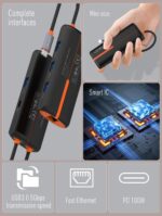 ⁦LDNIO DS-26U 6-in-1 USB-C Docking Station⁩ - الصورة ⁦9⁩