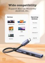 ⁦LDNIO DS-34C 4-in-1 USB-C Docking Station⁩ - الصورة ⁦3⁩