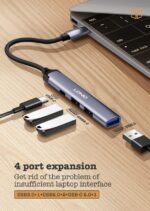 ⁦LDNIO DS-34C 4-in-1 USB-C Docking Station⁩ - الصورة ⁦8⁩