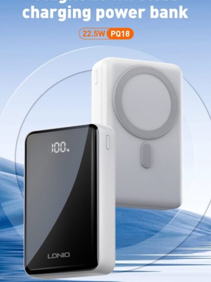 LDNIO PQ18 20000mAh Magnetic Wireless Power Bank