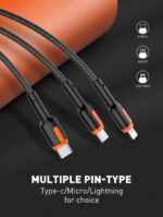 ⁦LDNIO LS531 2.4A Classic PVC USB 3.0 Data Cable⁩ - الصورة ⁦3⁩