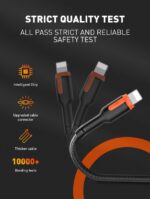 ⁦LDNIO LS531 2.4A Classic PVC USB 3.0 Data Cable⁩ - الصورة ⁦4⁩