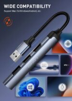 ⁦LDNIO DS-104U 4-in-1 USB Hub⁩ - الصورة ⁦3⁩