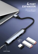 ⁦LDNIO DS-104U 4-in-1 USB Hub⁩ - الصورة ⁦7⁩