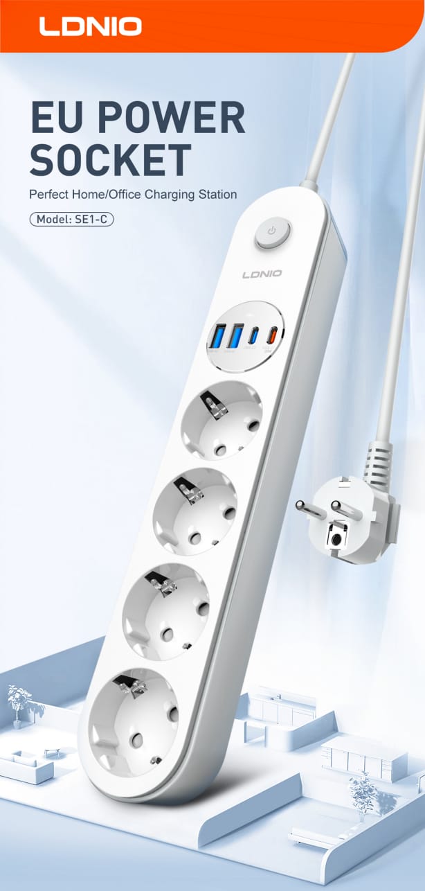 WhatsApp Image 2026-06-21 at 21.08.56 (4) LDNIO SE-1C EU Power Socket - Image 1