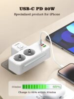 ⁦LDNIO SE2337 Portable Electrical Extension Socket⁩ - الصورة ⁦5⁩