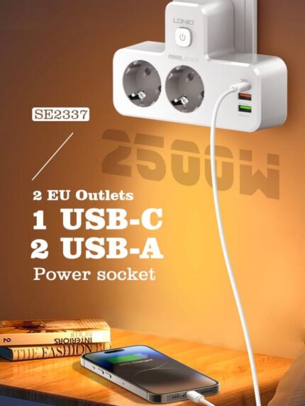 LDNIO SE2337 Portable Electrical Extension Socket